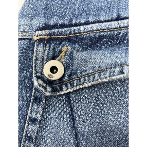 Fox Denim Plan B Jeans Male Size 34 Blue Baggy Wide Leg Detailed Hardware - Picture 12 of 16